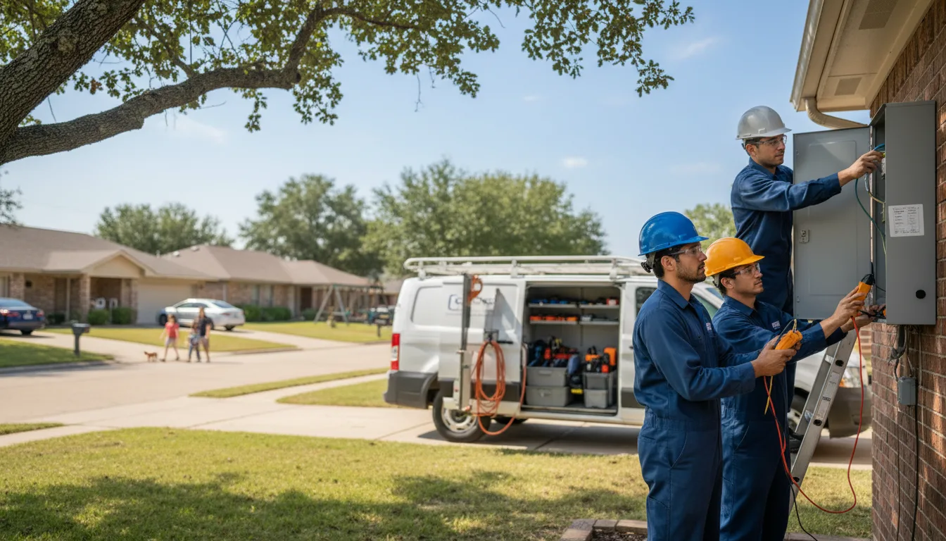 Certified electrician providing emergency electrical services in Oquawka, IL